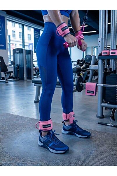 ÇAKABEY D-Ring Fitness Ayak Bileği Ağırlık Çalışma Kemeri Cable Kickback Bile...
