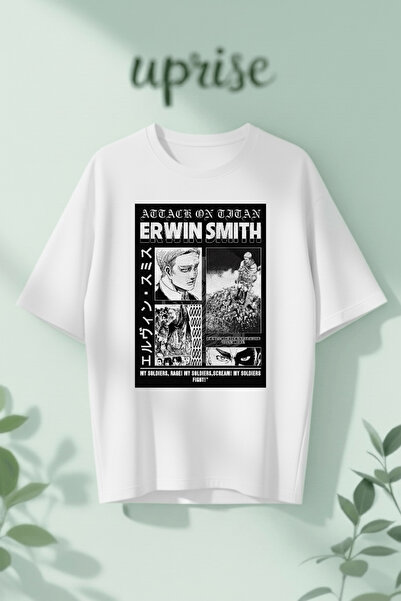 Vordevia Ερβιν Σμιθ Μπλουζάκι  "Επίθεση στον Τιτάνα " με στάμπα, βαμβακερό, o...