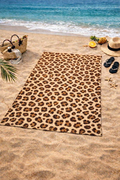 HiraEv Patterned Beach Towel |   Lightweight, Sand-Repellent, Quick-Drying