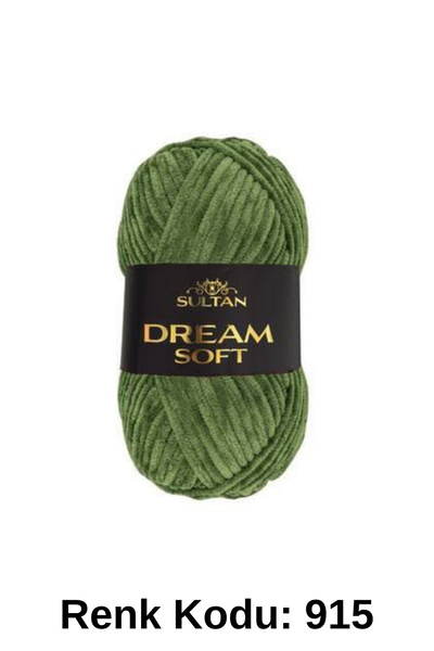 hobi dünyası evim Sultan Dream Soft Kadife İp – Renk Kodu : 915