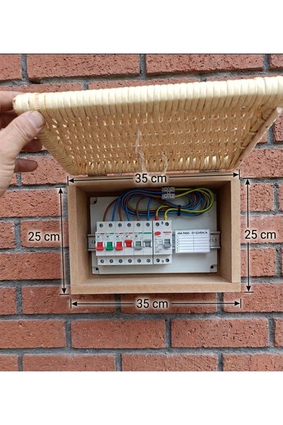 Greenosier Modem Storage Basket Wall Key Holder Cable Socket Conditional Storage Box