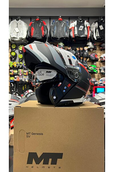 MT Helmets MT KASK FU935SV GENESIS SV RACCOON B5 MAT ÇENE AÇILIR
