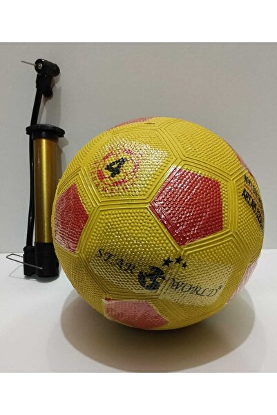 WATSING Kauçuk Futbol Topu Ve Şişirme Pompası