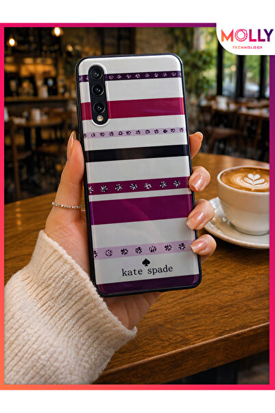 Molly HUAWEİ P20 PRO İçin Velvet Stripe Desenli Silikon Pc Kılıf