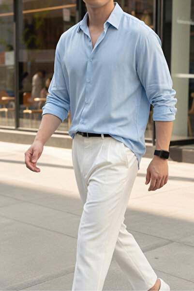 viperkombin Summer Modal Fabric Shirt Regular Fit