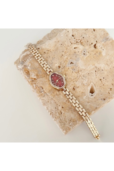 Vesce Atelier Nils Gold Saat Bordo