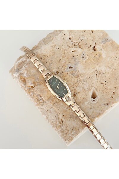 Vesce Atelier Eslia Gold Saat Yeşil
