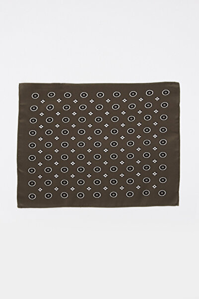 ALTINYILDIZ CLASSICS Ανδρικό μαντήλι με σχέδιο χακί-μπλε ναυτικό