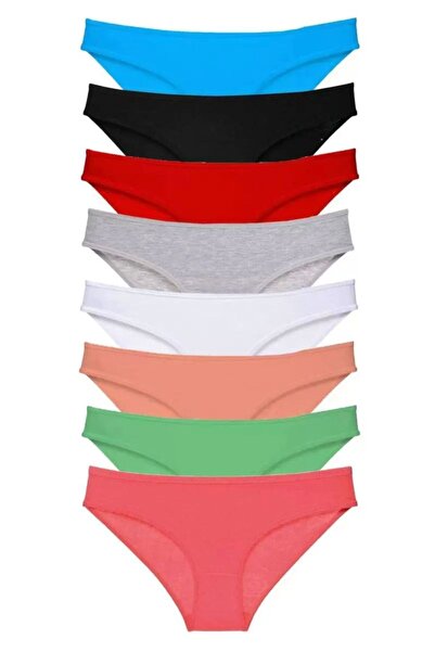 Generic Brand 8 Pieces Super Eco Set Lycra Women's Slip Panties Set 6