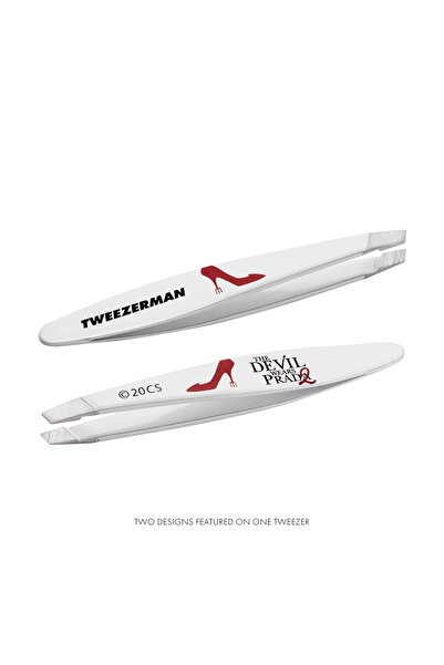 Tweezerman The Devil Wears Prada 2 Özel Koleksiyon - Mini Eğik Uçlu (Slant) C...