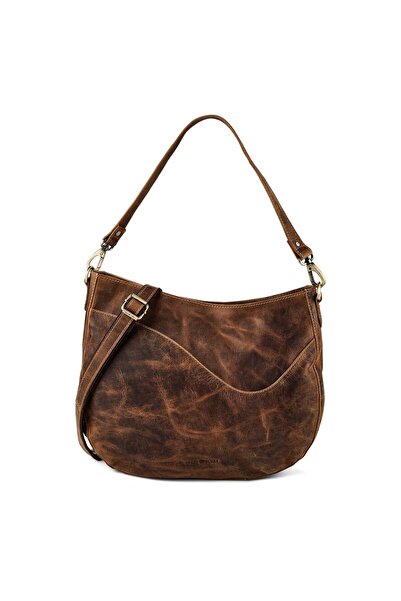 Greenburry Vintage Schultertasche Leder 37 cm