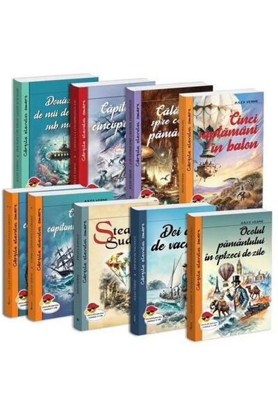 Editura Cartex Pachet Jules Verne: 1.Calatorie spre centrul paman