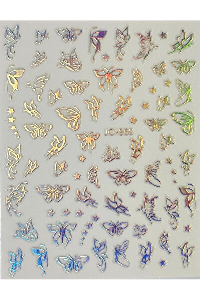 Easy Beauty Nail Art Sticker Kendinden Yapışkanlı, Tırnak Süsleme, Tırnak Döv...