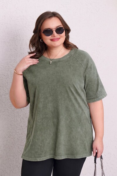 Büyük Moda ΒΑΜΒΑΚΕΡΟ ΜΠΛΟΥΖΑΚΙ BASIC ΜΕ ΕΦΕΙΣΗ ΠΛΥΣΗΣ ΣΤΗΝ ΠΕΤΡΑ