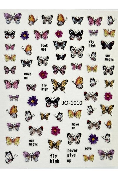 Easy Beauty Nail Art Sticker Kendinden Yapışkanlı, Tırnak Süsleme, Tırnak Döv...
