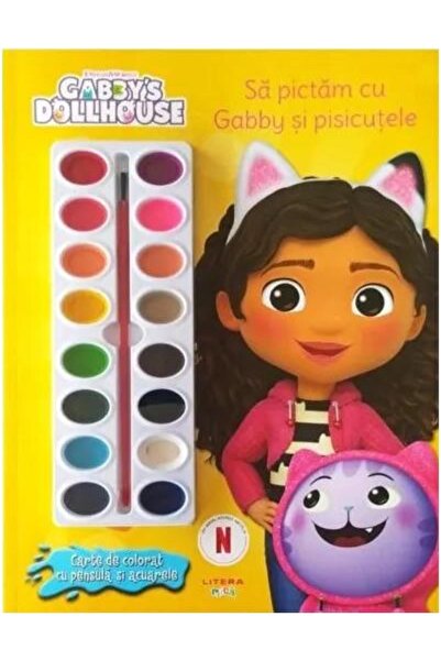 Editura Litera Gabby's Dolhouse. Sa pictam cu Gabby si pisicutele