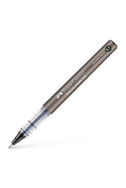 Faber Castell Faber-Castell Roller Pen Free Ink Needle 0.7 mm Black (Pack of ...