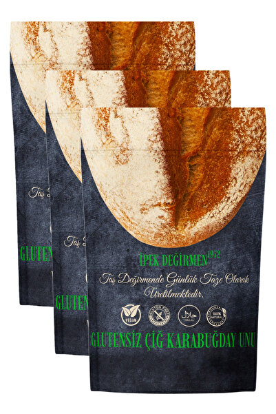 İpek Değirmen Glutensiz Çiğ Karabuğday Unu Greçka 3 KG