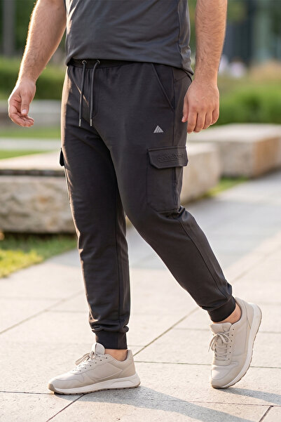 REMSA Ανδρικό φούτερ μεγάλου μεγέθους με λεπτομέρεια τσέπης και βαμβακερό ριμ...