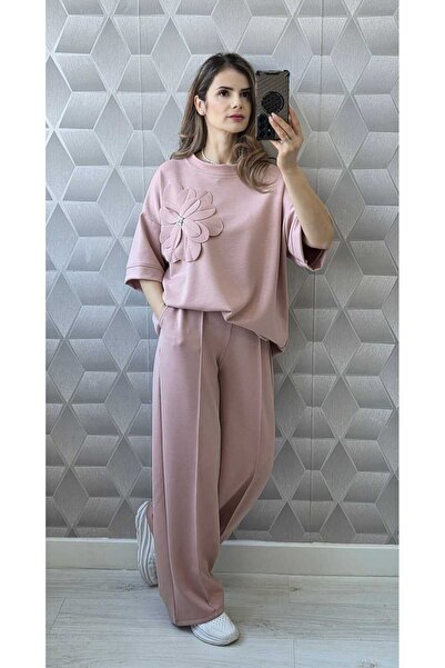 GLAMSI Καθημερινό σετ με σχέδια, με ρευστή και άνετη γραμμή.