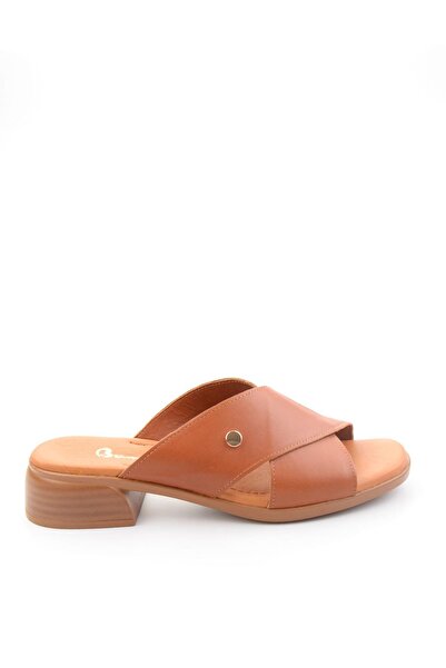 Bambi Taba Hakiki Deri Kadın Terlik K04680536103