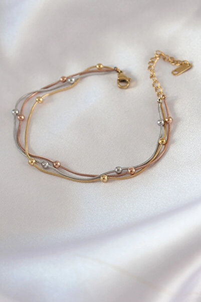 Generic Brand Özssa 316L Steel Mix Color Minimal Bulk Women's Bracelet