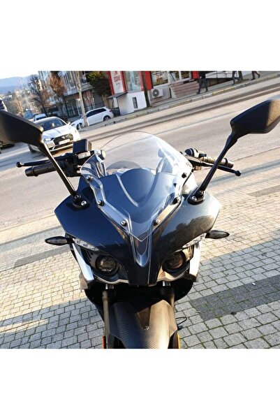 MOTOCAM Bajaj Pulsar RS 200 Ön Cam 2015-2026 Model 33cm Şeffaf Renkli 4mm SPO...