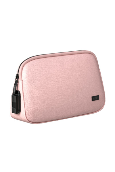 Why-Black Smart Fingerprint Lock Clutch Handbag – PU Leather Secure Travel Po...