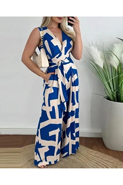 DRESSIFY WOMEN’S FASHION Γυναικεία ολόσωμη φόρμα από σουπερτζέρ με διπλό γιακ...