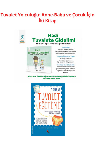 peta kitap Tuvalet Yolculuğu: Anne-Baba ve Çocuk İçin İki Kitap