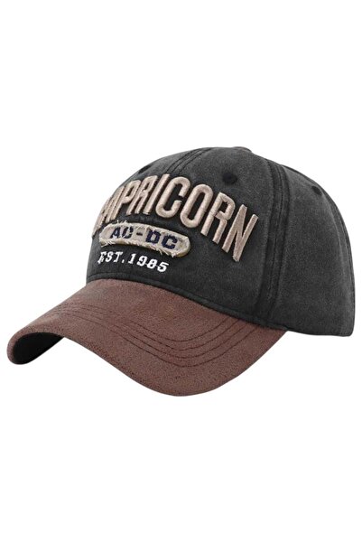 Uniquetrenders Unisex Vintage Capricorn Embroidered Adjustable Baseball Cap Hat