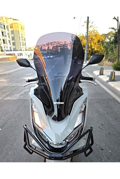MOTOCAM Honda PCX Ön Cam 2021-2024 Model 65cm Siyah Renkli 4mm