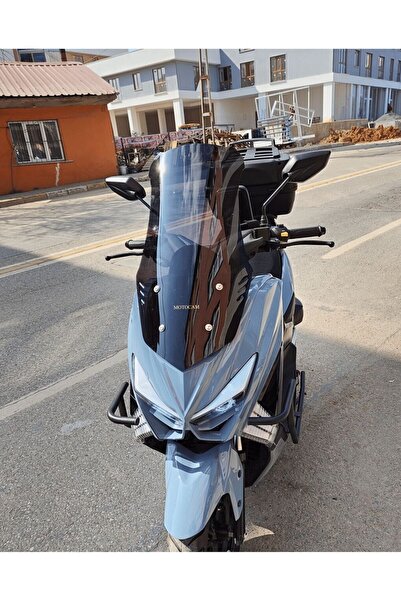 MOTOCAM Küba Chia 125 Ön Cam 2023-2026 Model 75cm Siyah Renkli 4mm UZUN