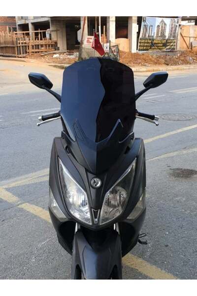 MOTOCAM SYM Joymax 250 İ Ön Cam 2015-2016 Model 65cm Füme Renkli 4mm APARATSIZ