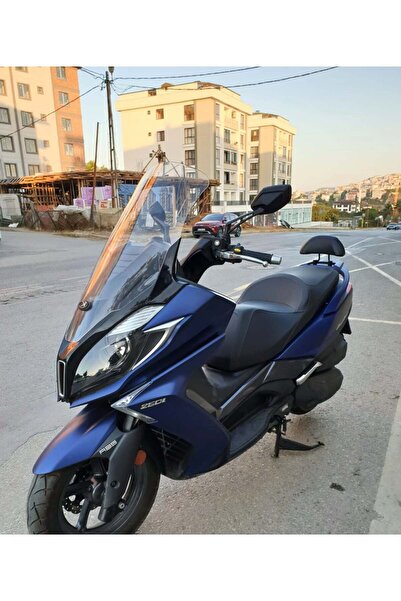 MOTOCAM Kymco Downtown 250i Ön Cam 2016-2026-2026 Model 78cm Şeffaf Renkli 4mm UZUN