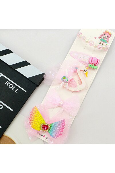 OEM Set of 5 cute hair accessories, perfect for casual occasions, school or p...