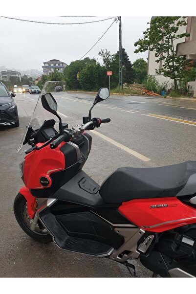 MOTOCAM RKS Reale 125 Ön Cam 2023-2026 Model 65cm Şeffaf Renkli 4mm ORTA BOYLU