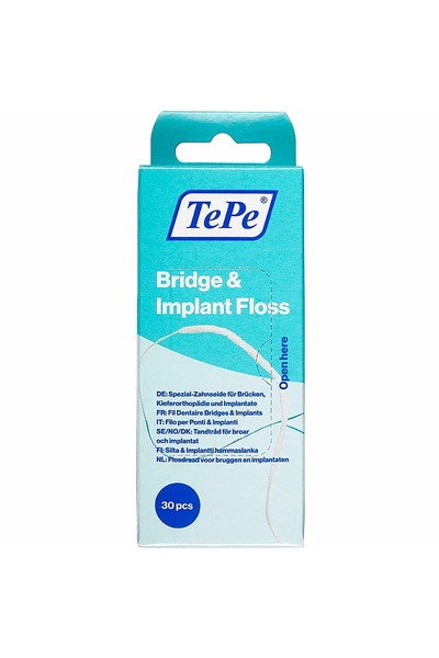 TePe Bridge & Implant Floss Diş İpi 30 Adet