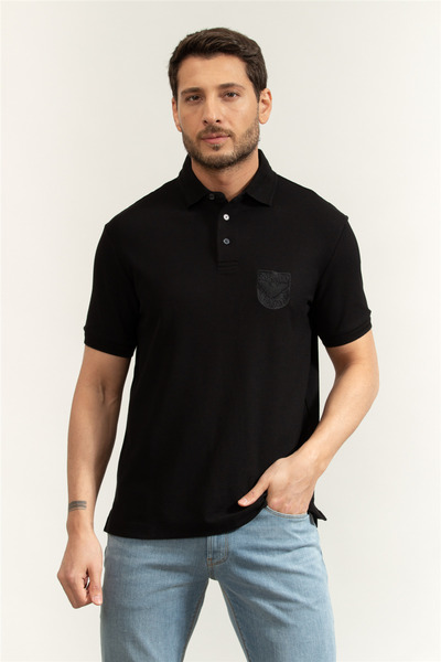 Emporio Armani Men's Polo Neck T-Shirt