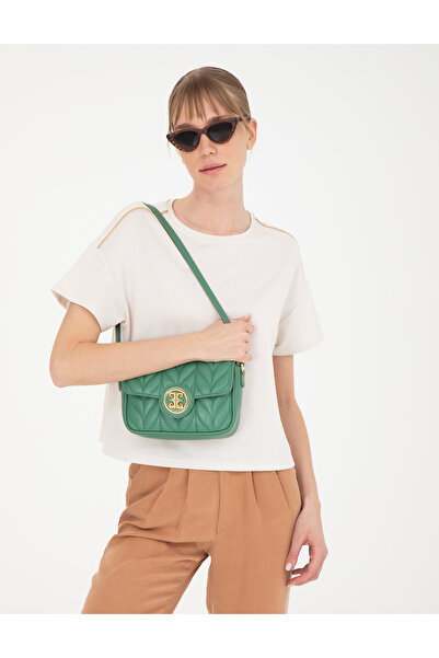 Pierre Cardin Πράσινη Τσάντα Ώμου 50287532-VR054