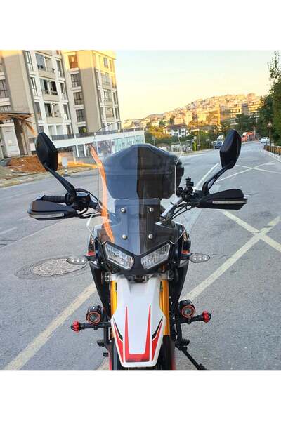 MOTOCAM Arora CR 250 Ön Cam 2025-2026 Model 55cm Şeffaf Renkli 4mm