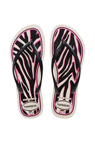 Havaianas Γυναικείες σαγιονάρες Slim Animals σε μαύρο χρώμα