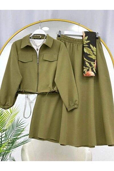 modasindoma ΣΕΤ ΦΟΥΣΤΑΣ ΜΕ ΚΟΥΖΙΝΑ ΚΛΕΙΣΜΕΝΕΣ ΘΗΚΕΣ ΚΑΙ ΤΣΕΠΕΣ ΜΕ ΦΕΡΜΟΥΑΡ