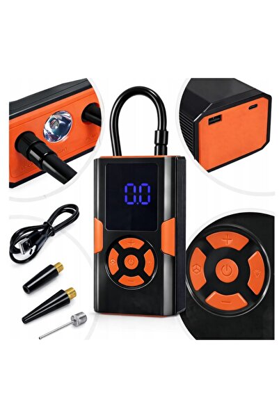 Kraft Συμπιεστής αέρα αυτοκινήτου για τροφοδοσία ρεύματος, οθόνη LED, 50 W, 0...