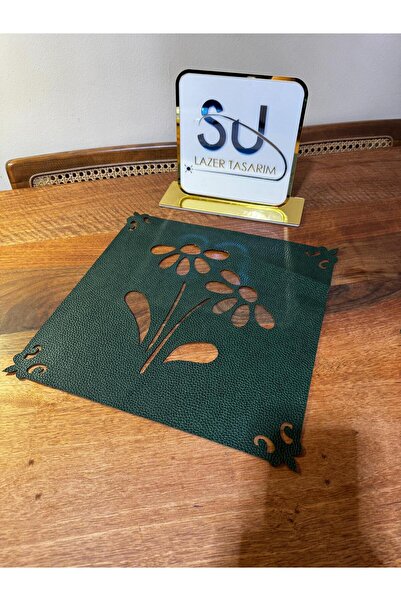 EHA LAZER Χαρτοπετσέτα σερβιρίσματος από τεχνητό δέρμα με φυσική όψη, κομψή κ...