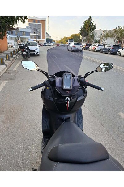 MOTOCAM SYM Joymax 250 İ Ön Cam 2013-2016 Model 75cm Füme Renkli 4mm UZUN