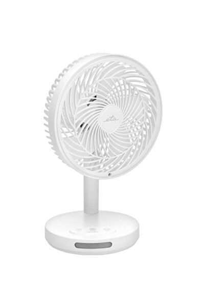 ETA de masa fara fir Windy 0607 90000, 16.6 cm, 3 viteze, iluminare LED, Alb