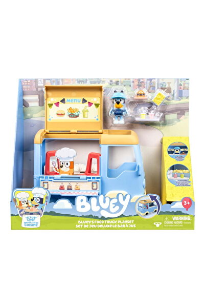 bluey Ας παίξουμε Σετ παιχνιδιού Σεφ Φορτηγό Φαγητού