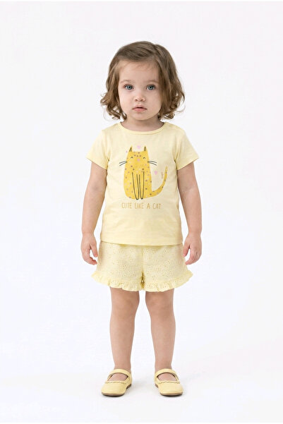 Baby Pantaloni scurti cu broderie