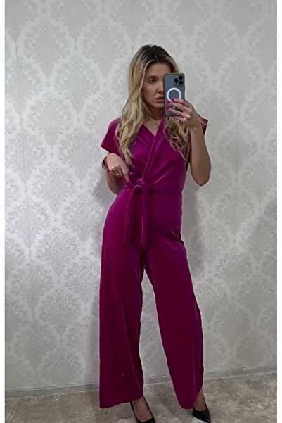 Tasha Boutique Βελούδινη ολόσωμη φόρμα TSH327